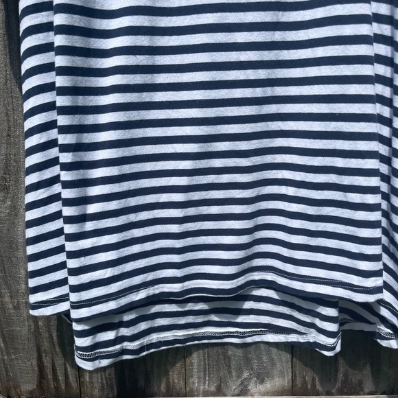 Gretchen Scott Designs Navy and White Striped Top - Picture 3 of 9